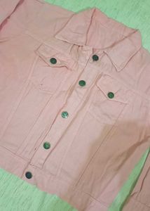 Pink Denim Jacket