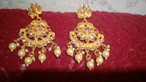 Elegant Gold-Tone Drop Earrings