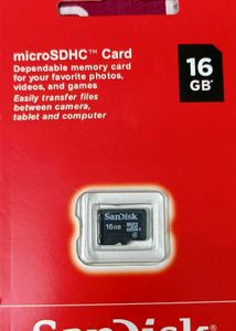 SanDisk 16GB microSDHC Card
