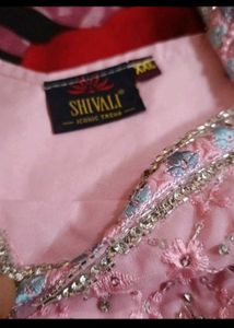 Pink Embellished Kurta Set