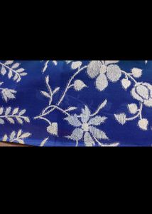 Blue Work Saree