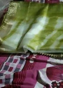 Fancy Organza Shibori Saree