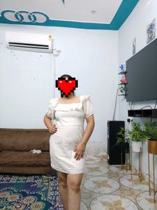 Off-Shoulder White Dress