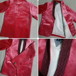 velvet partywear winter blazer for 5 to 7 year kid