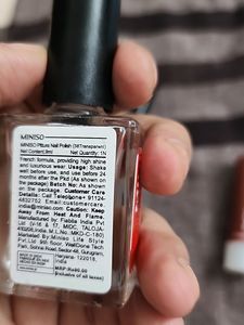 Miniso Nailpolish(2) + Himalaya Lipbalm + Blue Heaven Dual Kajal Plus Liner