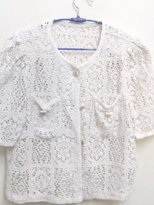 Vintage Crochet Cardigan