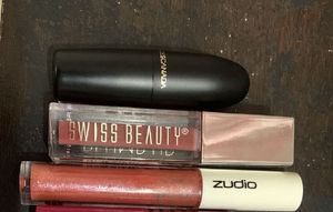 Combo Of 8 Lipsticks And Lip Gloss