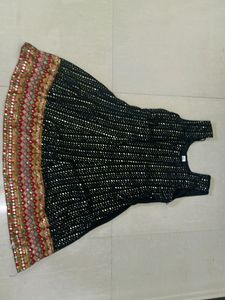black sharara set