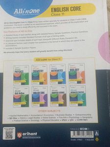 All In One English Core Class 11 - CBSE