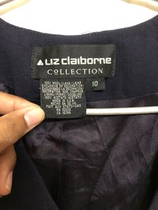 Liz Claiborne Blue Waistcoat