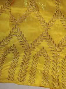 Yellow Embroidered Dress