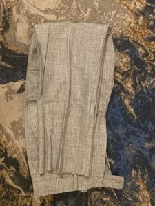 Gray Pleated Trousers