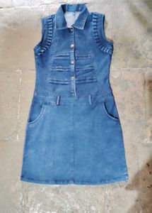 Denim Sleeveless Dress