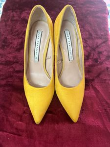 Zara Yellow Heels