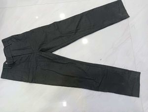 Gray Casual Pants