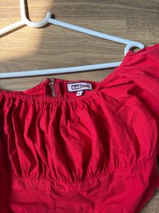RED CORSET TOP