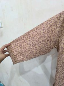 Beige short kurti.