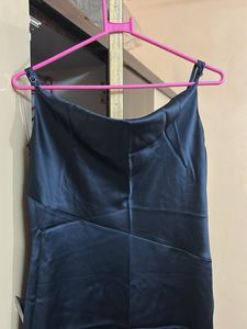 Blue Slit Dress