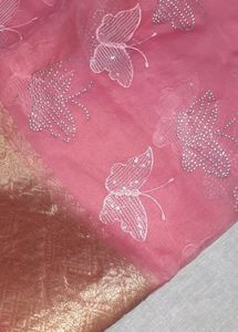 🦋100% New Organza Saree