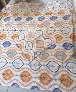 Double size bedsheet +two pillow covers.