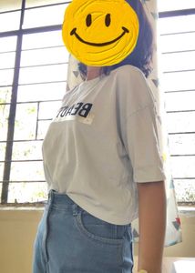 Blue Crop Top 🤌🏻
