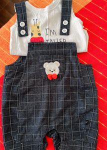 Price Drop💣💥.                       Branded Baby Dungaree 6-9months