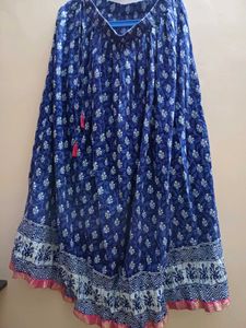 COTTON ETHNIC SKIRT