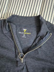 Gray Long Sleeve Top
