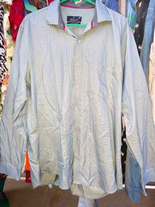 Men's Patterned Casual Shirt XXL 44 cm