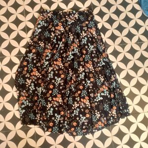Floral Print Skirt