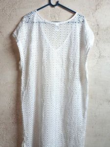🇨🇳NOW Oversized See-through Long Top Netted
