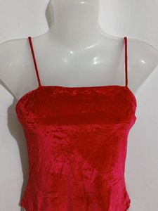 RED VELVET BODYSUIT