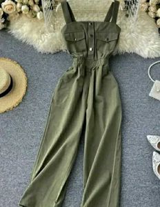 Olive Green Jumpsuit