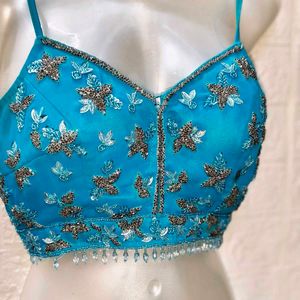 Heavy Embroidery And Bead Work Blouse