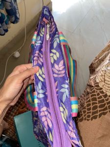 Leaf Print Tote Bag