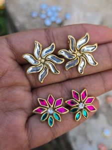 Colorful Kundan Earring Set if any 6