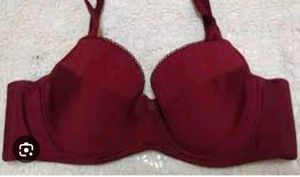 Burgundy Bra With Beautiful Shorts