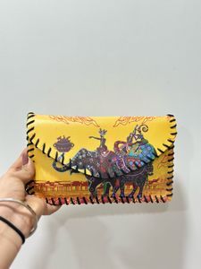Ethnic Print Clutch