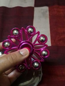 Pink Flower Fidget Spinner