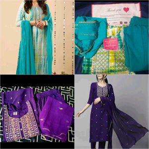2💚🌺Kurta Set💜💚