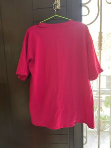 PINK OVERSIZED TEE🩷