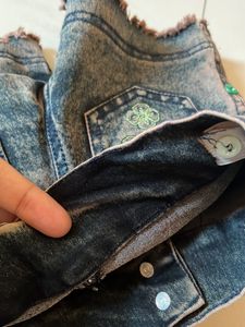 SALE: Washed Denim Shorts, Baby Girl (1-1.5 Year)