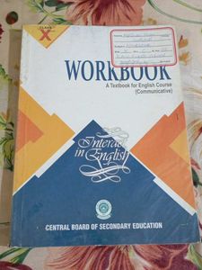 Class X English Workbook