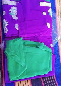Purple Dress Material