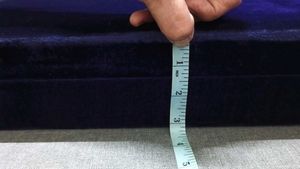 BLUE VELVET BOX ( MEDIUM)