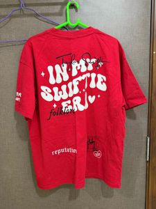 bonkers Red Graphic Print Tee