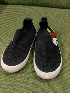 Cute Black Slip-on Shoes