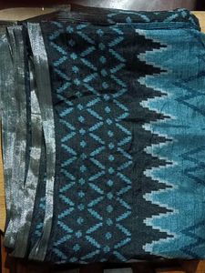 Black Ash Mixed Color Saree