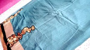 Elegant Pink Embroidered Saree