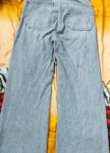 Minsshop Jeans Light Flared Blue